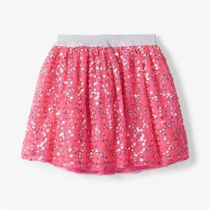 Hatley Pink Sequin Skater Skirt